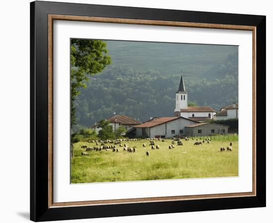 Countryside Near St. Jean Pied De Port, Basque Country, Pyrenees-Atlantiques, Aquitaine, France-R H Productions-Framed Photographic Print