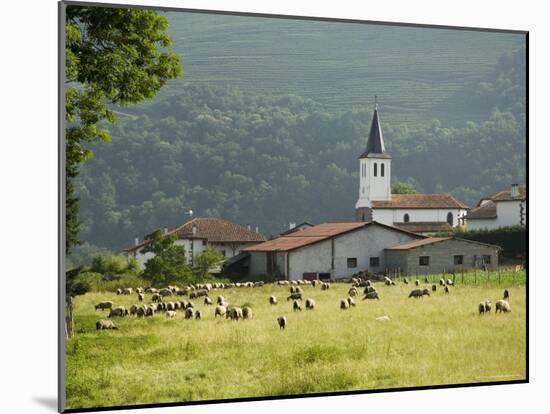 Countryside Near St. Jean Pied De Port, Basque Country, Pyrenees-Atlantiques, Aquitaine, France-R H Productions-Mounted Photographic Print