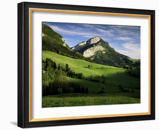 Countryside Near Villard De Lans, Parc Naturel Regional Du Vercors, Drome, Rhone Alpes, France-Michael Busselle-Framed Photographic Print