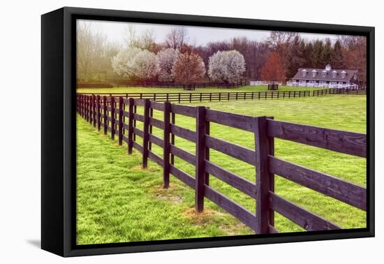 Countryside Spring, Tewksbury, New Jersey-George Oze-Framed Premier Image Canvas