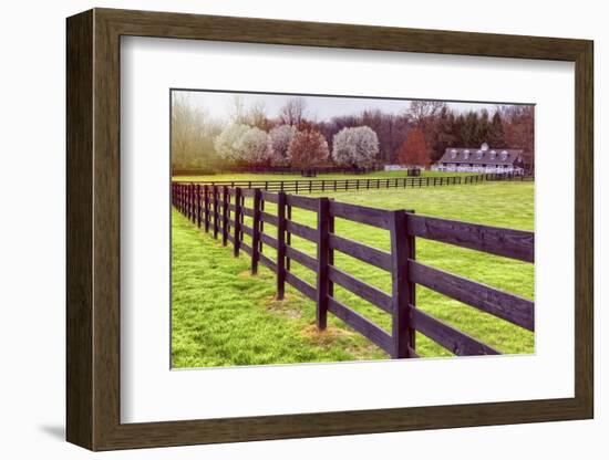 Countryside Spring, Tewksbury, New Jersey-George Oze-Framed Photographic Print