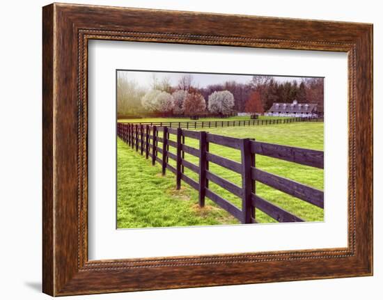 Countryside Spring, Tewksbury, New Jersey-George Oze-Framed Photographic Print