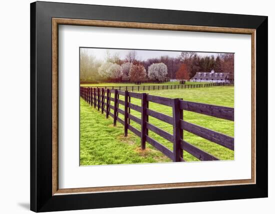 Countryside Spring, Tewksbury, New Jersey-George Oze-Framed Photographic Print