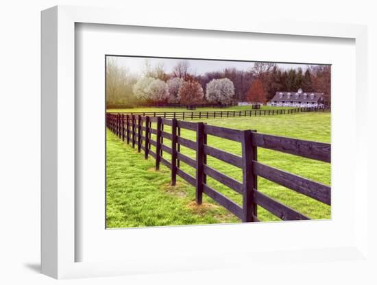 Countryside Spring, Tewksbury, New Jersey-George Oze-Framed Photographic Print