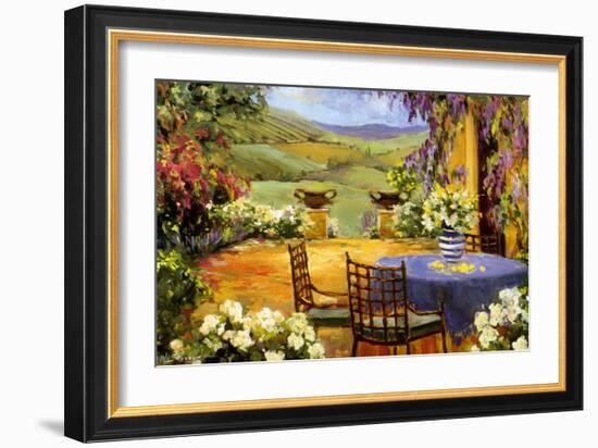 Countryside Terrace-Allayn Stevens-Framed Art Print