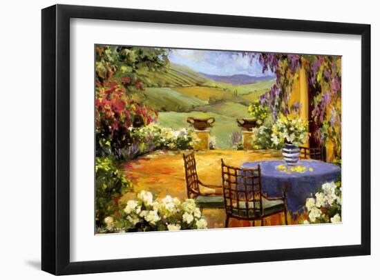Countryside Terrace-Allayn Stevens-Framed Art Print