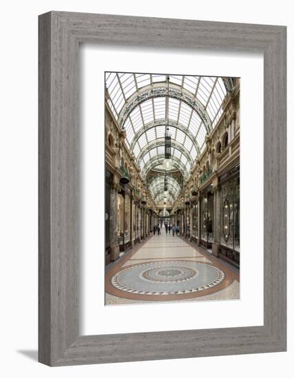 County Arcade, Leeds, West Yorkshire, Yorkshire, England, United Kingdom-Nick Servian-Framed Photographic Print