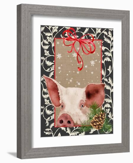 County Christmas Farm II-Jade Reynolds-Framed Art Print