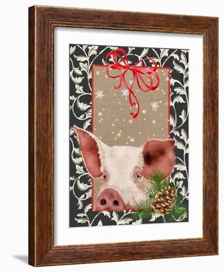 County Christmas Farm II-Jade Reynolds-Framed Art Print