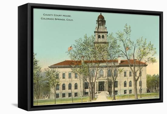 County Courthouse, Colorado Springs, Colorado-null-Framed Stretched Canvas