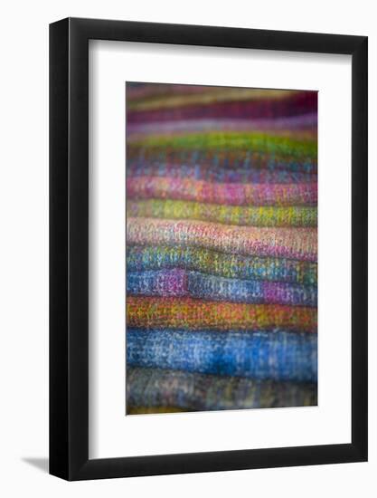 County Kerry. Muckross Traditional Farms. Killarney National Park. Ireland. Weaving products.-Tom Norring-Framed Photographic Print