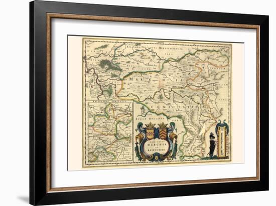 County Of Mark And Ravensburg-Willem Janszoon Blaeu-Framed Art Print