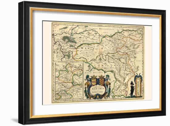 County Of Mark And Ravensburg-Willem Janszoon Blaeu-Framed Art Print