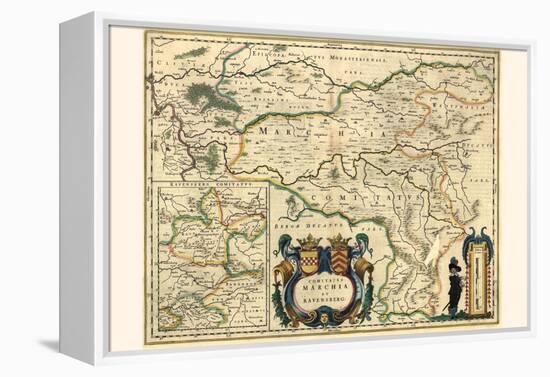 County Of Mark And Ravensburg-Willem Janszoon Blaeu-Framed Stretched Canvas