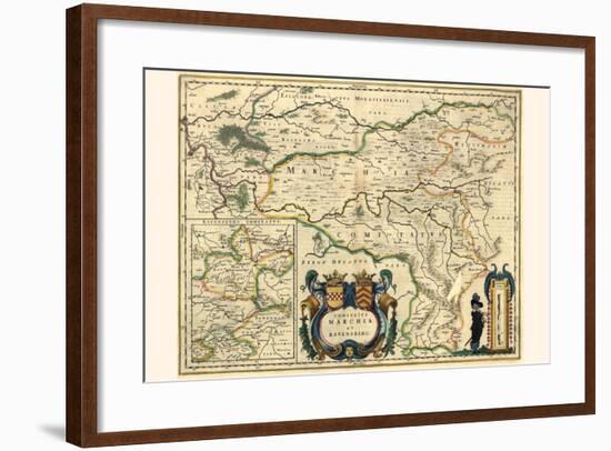 County Of Mark And Ravensburg-Willem Janszoon Blaeu-Framed Art Print