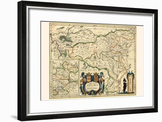 County Of Mark And Ravensburg-Willem Janszoon Blaeu-Framed Art Print