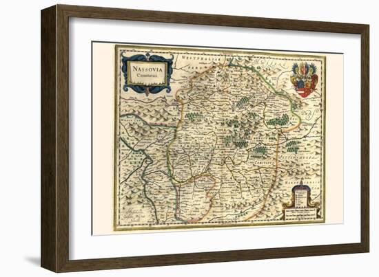 County Of Nassau-Willem Janszoon Blaeu-Framed Premium Giclee Print