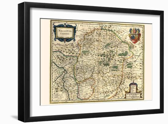 County Of Nassau-Willem Janszoon Blaeu-Framed Premium Giclee Print