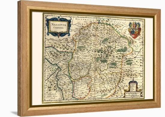 County Of Nassau-Willem Janszoon Blaeu-Framed Stretched Canvas