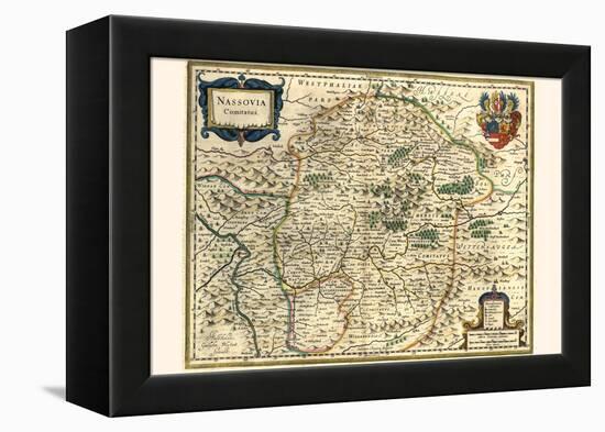 County Of Nassau-Willem Janszoon Blaeu-Framed Stretched Canvas