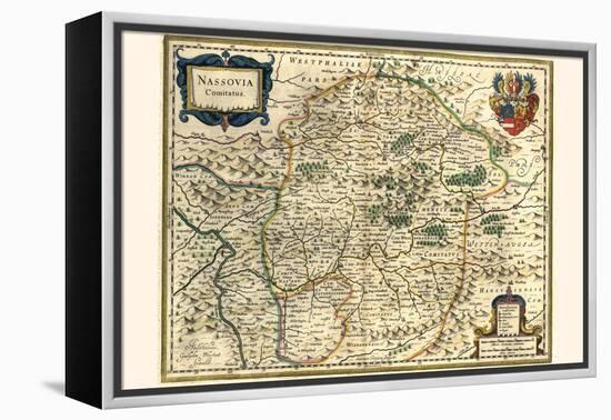 County Of Nassau-Willem Janszoon Blaeu-Framed Stretched Canvas