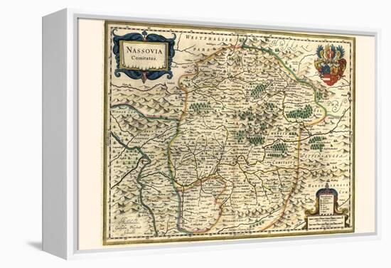 County Of Nassau-Willem Janszoon Blaeu-Framed Stretched Canvas