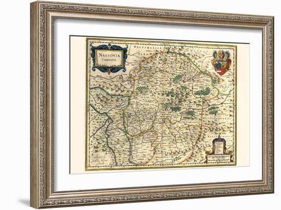 County Of Nassau-Willem Janszoon Blaeu-Framed Art Print