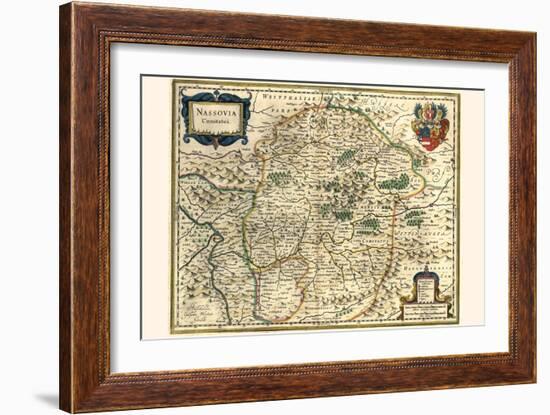 County Of Nassau-Willem Janszoon Blaeu-Framed Art Print