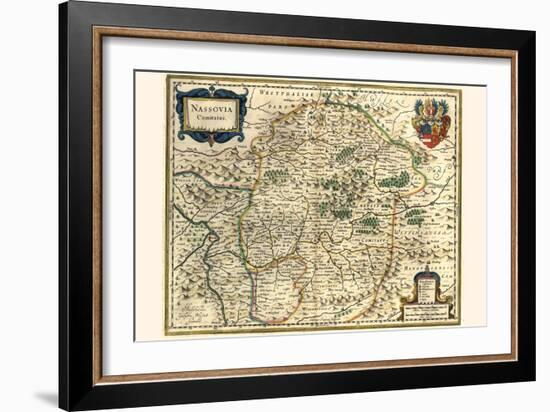 County Of Nassau-Willem Janszoon Blaeu-Framed Art Print