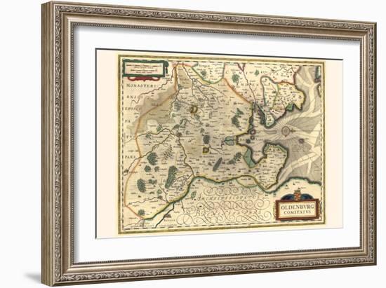 County Of Oldenburg-Willem Janszoon Blaeu-Framed Art Print