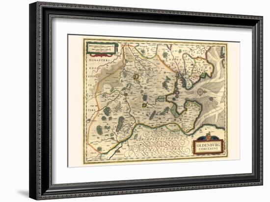 County Of Oldenburg-Willem Janszoon Blaeu-Framed Art Print