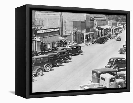 County seat of Hale County, Alabama, c.1936-Walker Evans-Framed Premier Image Canvas