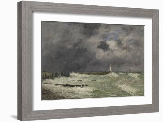 Coup de vent à Frascati, Le Havre-Eug?ne Boudin-Framed Giclee Print