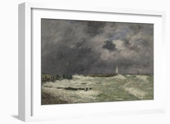 Coup de vent à Frascati, Le Havre-Eug?ne Boudin-Framed Giclee Print