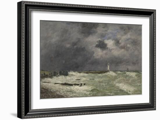 Coup de vent à Frascati, Le Havre-Eug?ne Boudin-Framed Giclee Print