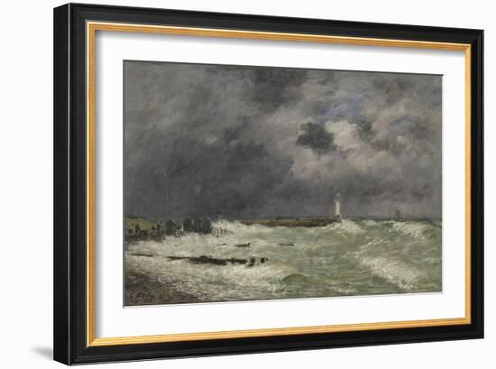 Coup de vent à Frascati, Le Havre-Eug?ne Boudin-Framed Giclee Print