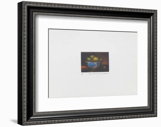 Coupe bleue aux citrons-Laurent Schkolnyk-Framed Limited Edition