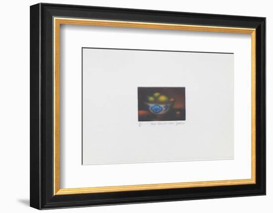 Coupe bleue aux citrons-Laurent Schkolnyk-Framed Limited Edition