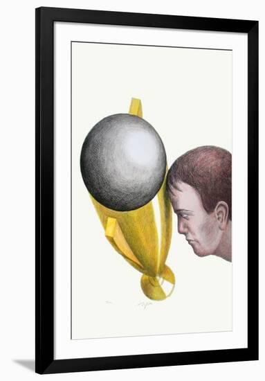 Coupe du Monde 1982-Roland Topor-Framed Premium Edition