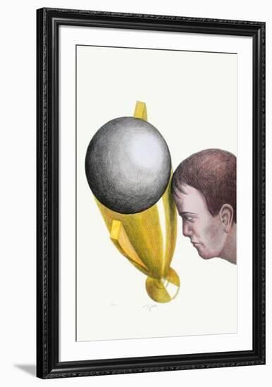 Coupe du Monde 1982-Roland Topor-Framed Premium Edition