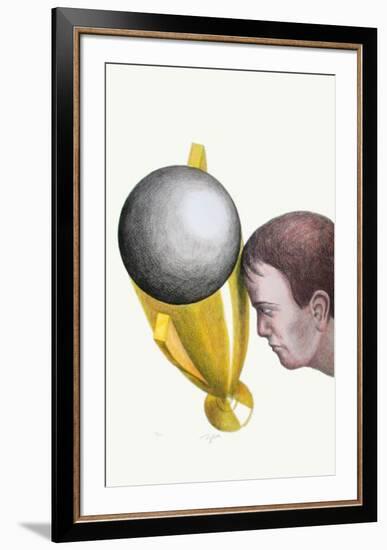 Coupe du Monde 1982-Roland Topor-Framed Premium Edition