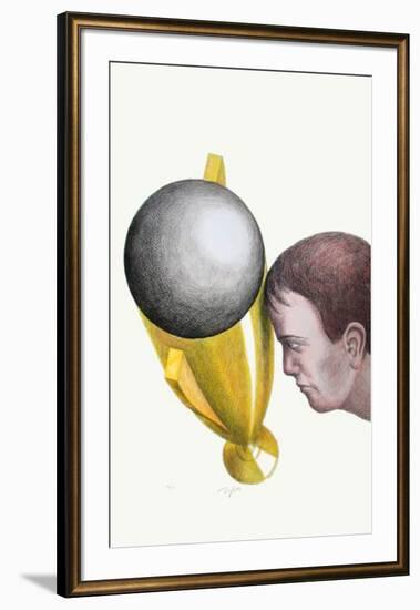 Coupe du Monde 1982-Roland Topor-Framed Premium Edition