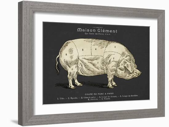 Coupe Du Porc-Tina Carlson-Framed Art Print