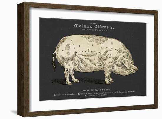 Coupe Du Porc-Tina Carlson-Framed Art Print