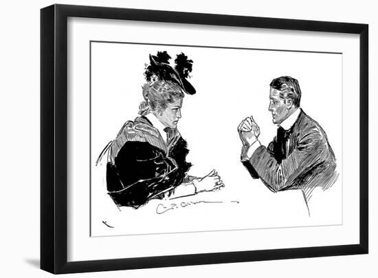 Couple, 1896-Charles Dana Gibson-Framed Giclee Print