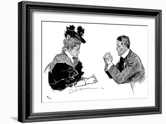 Couple, 1896-Charles Dana Gibson-Framed Giclee Print