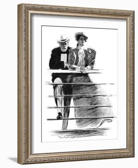 Couple, 1897-Charles Dana Gibson-Framed Giclee Print