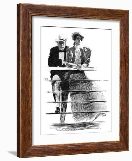 Couple, 1897-Charles Dana Gibson-Framed Giclee Print