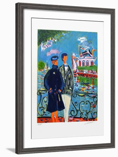 Couple à Enghien-Jean-claude Picot-Framed Limited Edition