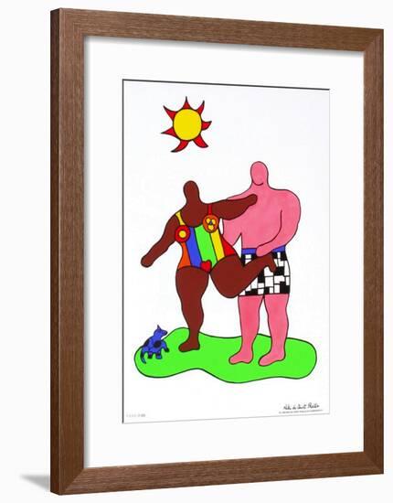 Couple Au Soleil-Niki De Saint Phalle-Framed Premium Edition